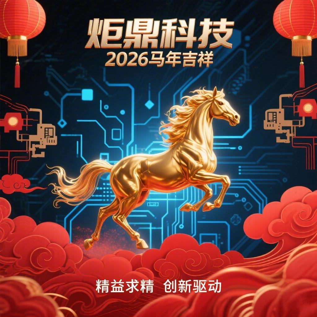炬鼎科技（東莞）有限公司2026祝新老客戶馬年快樂！